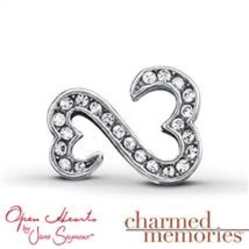 Kay Charmed Memories Open Hearts Charm